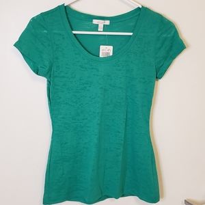 Delias Vintage Y2K Sheer Green Top